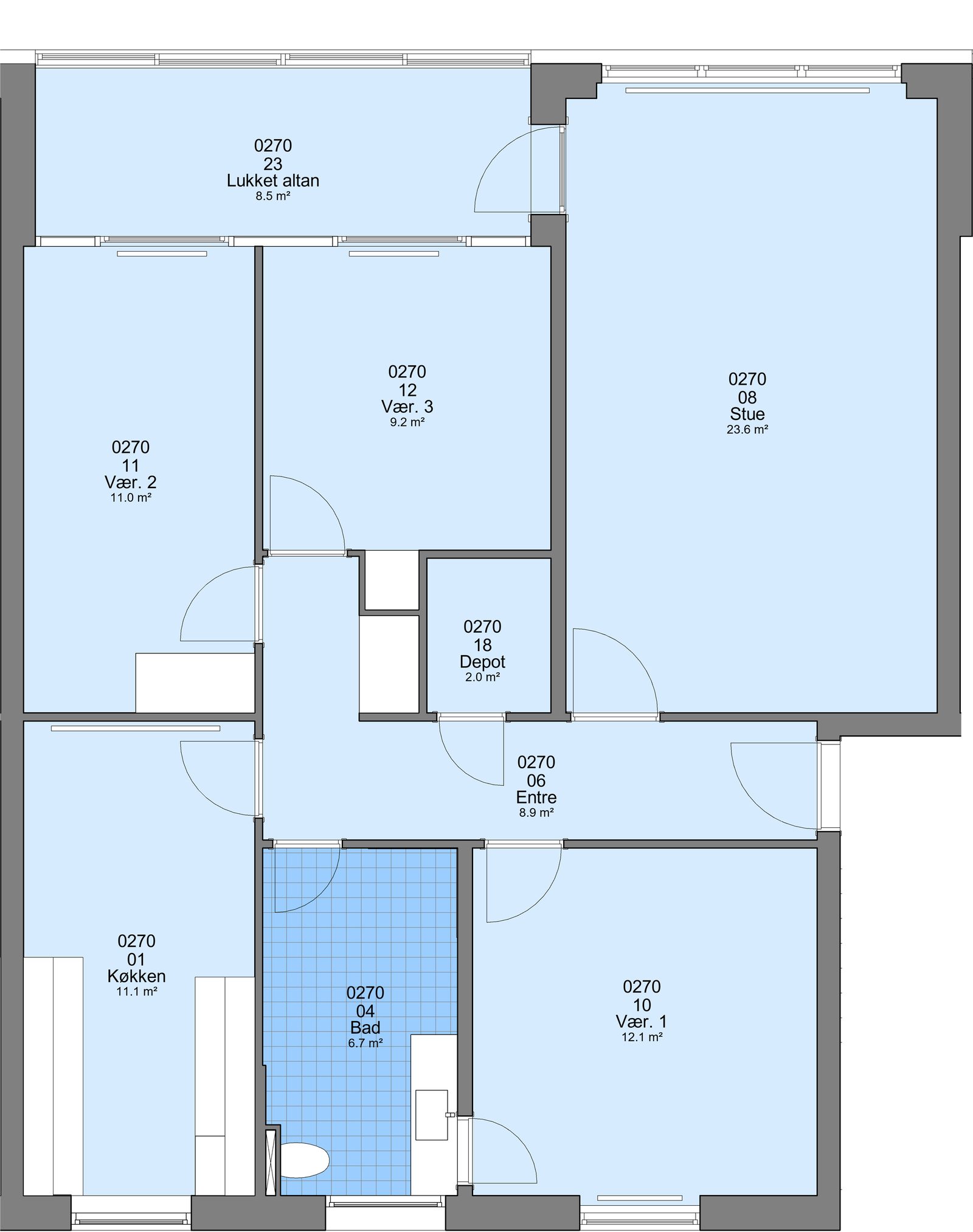 Visual presentation of the listing