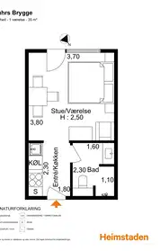 Visual presentation of the listing