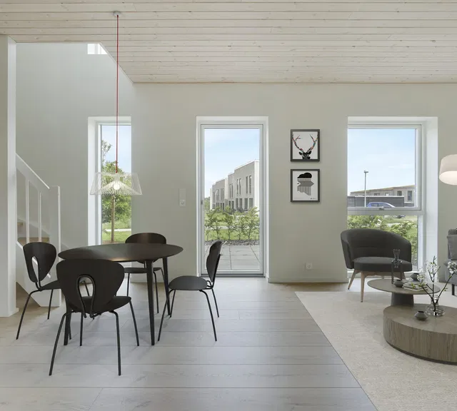 townhouse 5 værelses rækkehus i skønne naturrige omgivelser - plads til hele familien