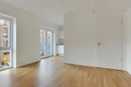 apartment 1-værelses lejlighed med altan på Lærkevej