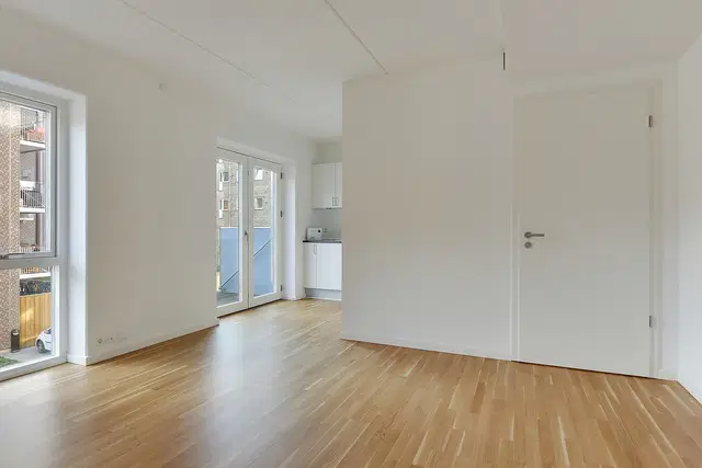 apartment 1-værelses lejlighed med altan på Lærkevej