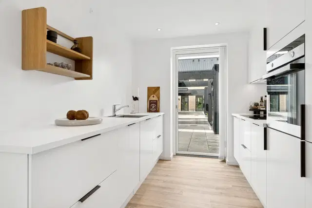 townhouse Bright 4-room terraced house 115 m2 with two terraces and carport