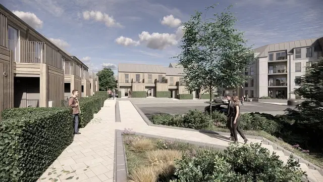 townhouse Lyst 4-værelses rækkehus med terrasse og altan i Årslev
