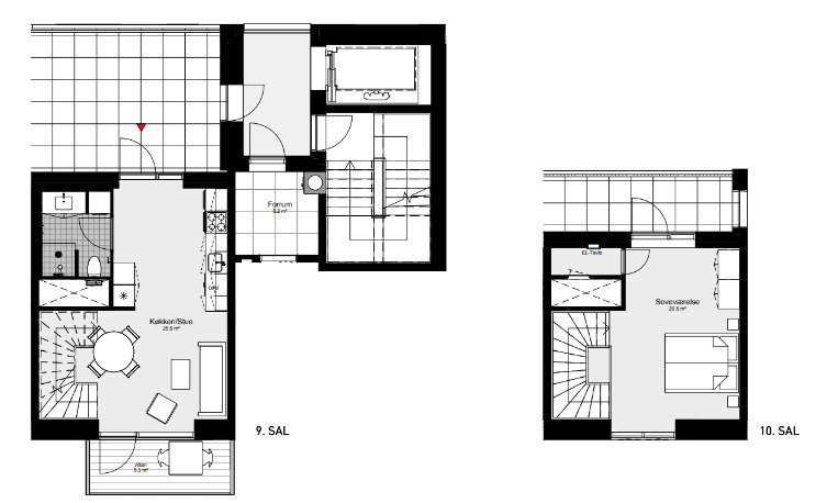 2-værelses lejlighed på 88 m² til leje i København S – Richard Mortensens Vej, 9. sal – billede 5