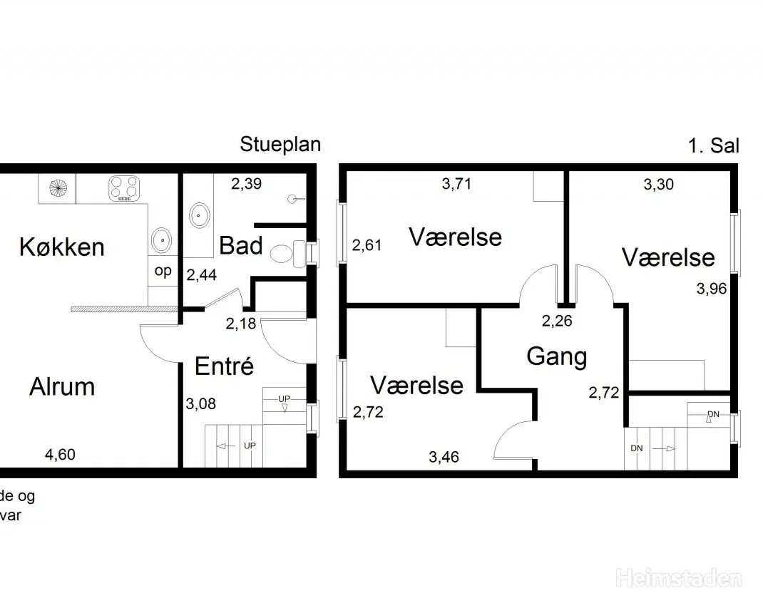 townhouse Rækkehus med 4 værelser og have, 89 m², Odense SØ