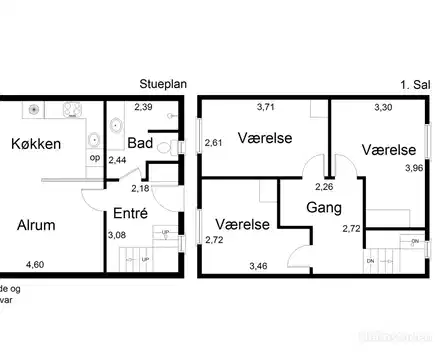 townhouse Rækkehus med 4 værelser og have, 89 m², Odense SØ