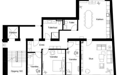 Visual presentation of the listing