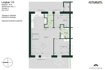 Visual presentation of the listing