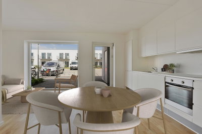 Rummelig 3-værelses lejlighed med stor terrasse nær Aarhus - Blomsterlunden, Tilst - 2