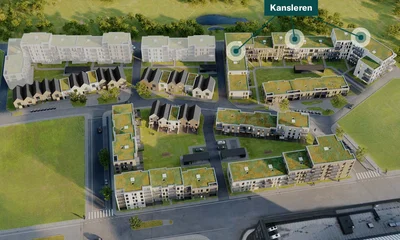 Egedal Stationsby - Dejlig 3-værelses lejlighed med stor terrasse - Kansleren, Ølstykke - 1