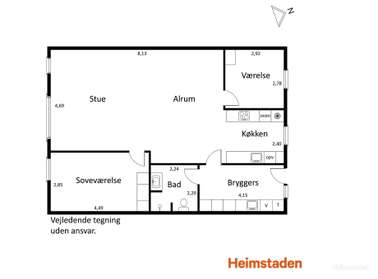 Visual presentation of the listing