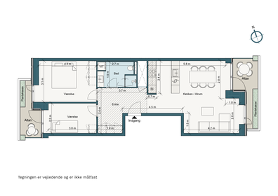 Visual presentation of the listing