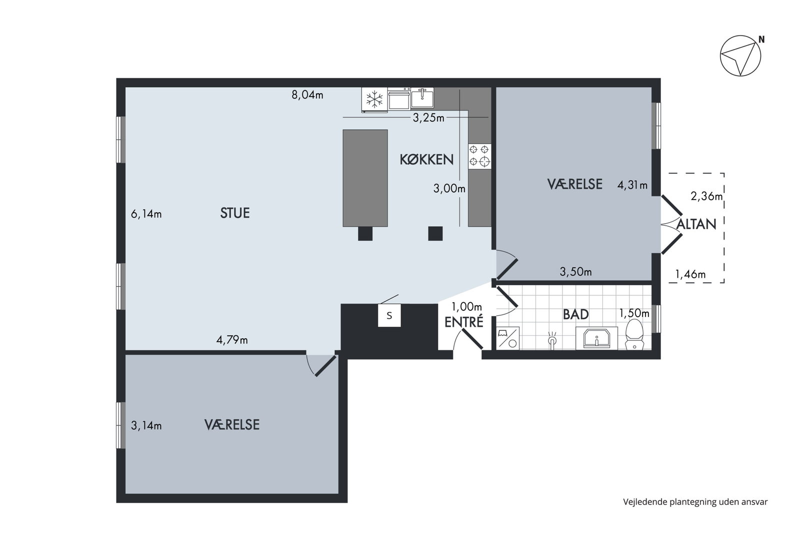 Visual presentation of the listing