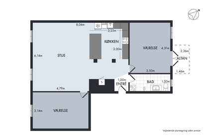 Visual presentation of the listing