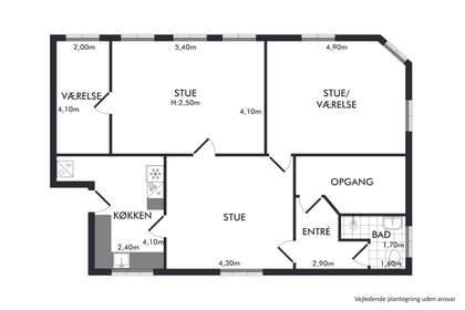 Visual presentation of the listing