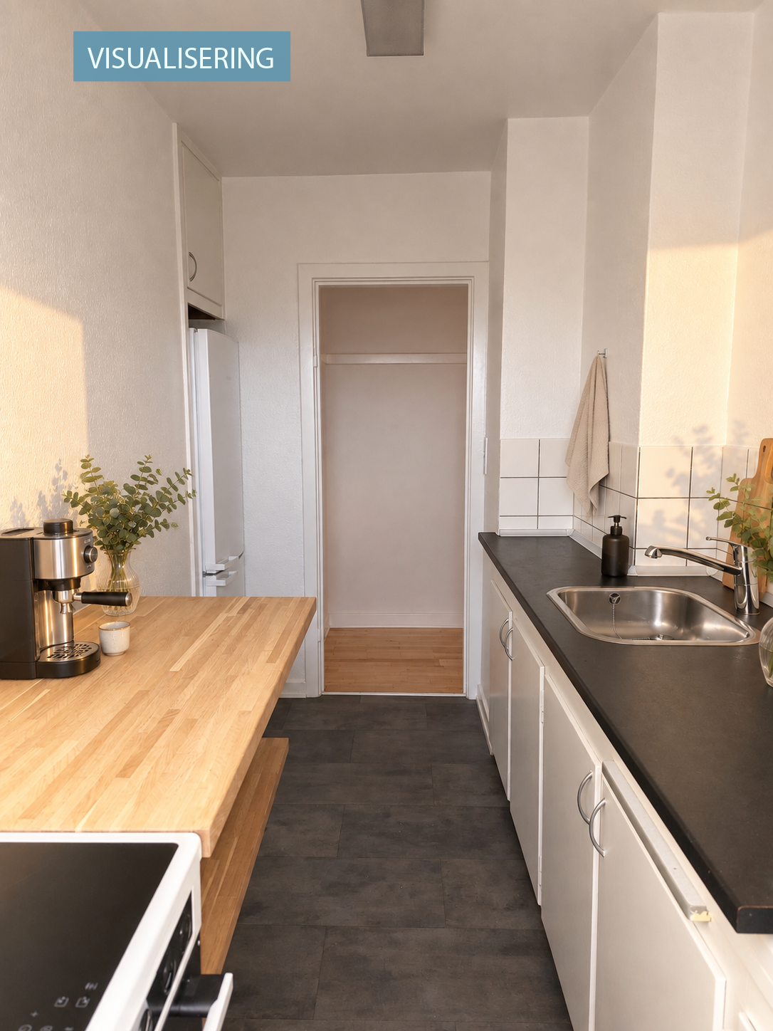 Visual presentation of the listing