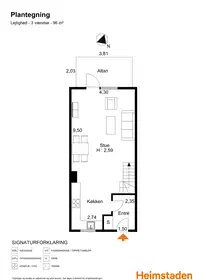 Visual presentation of the listing