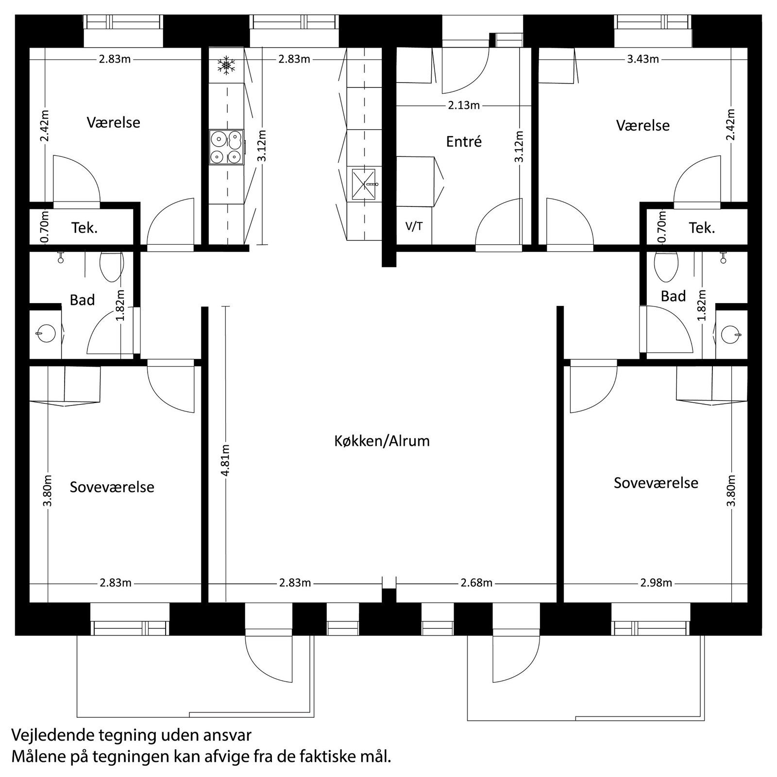 Visual presentation of the listing
