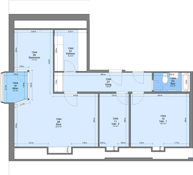 apartment Dejlig familiebolig i 8930 Randers NØ