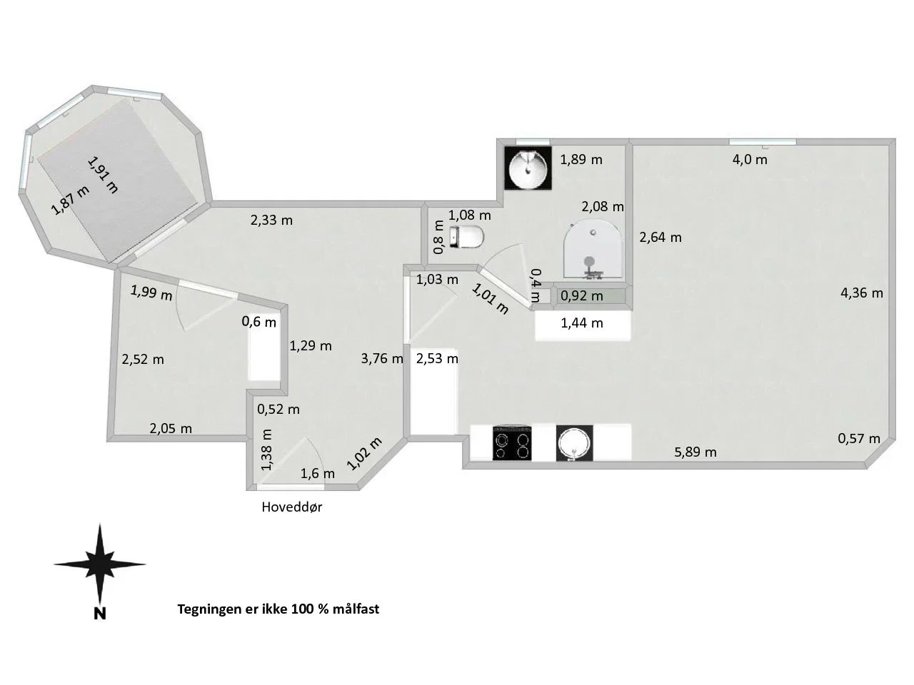 Visual presentation of the listing