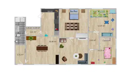 Visual presentation of the listing