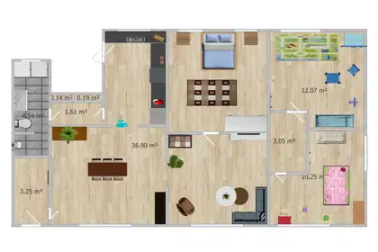 Visual presentation of the listing
