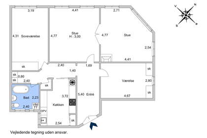 Visual presentation of the listing