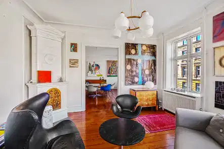 apartment Frederiksberg apartment with light, soul and garden