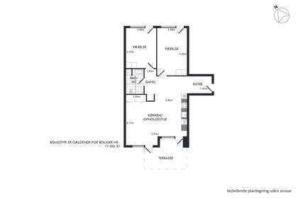 Visual presentation of the listing
