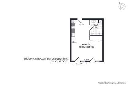 Visual presentation of the listing