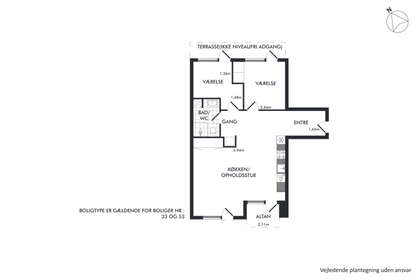 Visual presentation of the listing