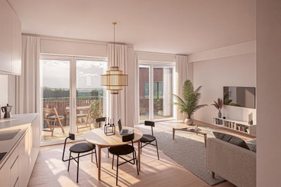 Moderne lejeboliger ved Sluseholmens kanaler - Sluseholmen, København SV - 2