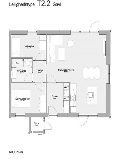 Lyst 3-værelses rækkehus med terrasse i Årslev - Takvingen, Årslev - 4