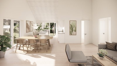 Lyst 3-værelses rækkehus med terrasse i Årslev - Takvingen, Årslev - 2