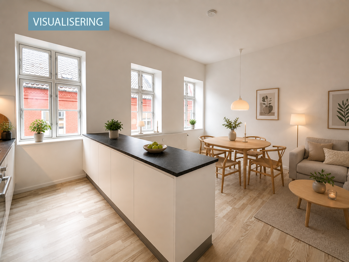 Visual presentation of the listing