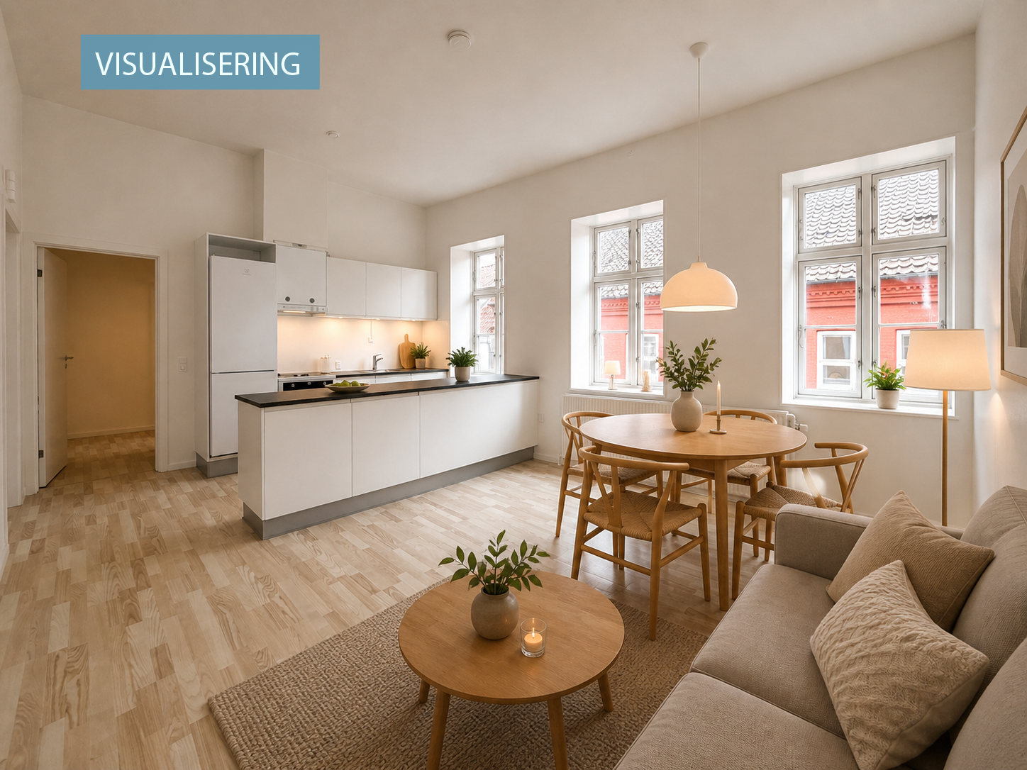 Visual presentation of the listing