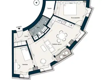 Visual presentation of the listing