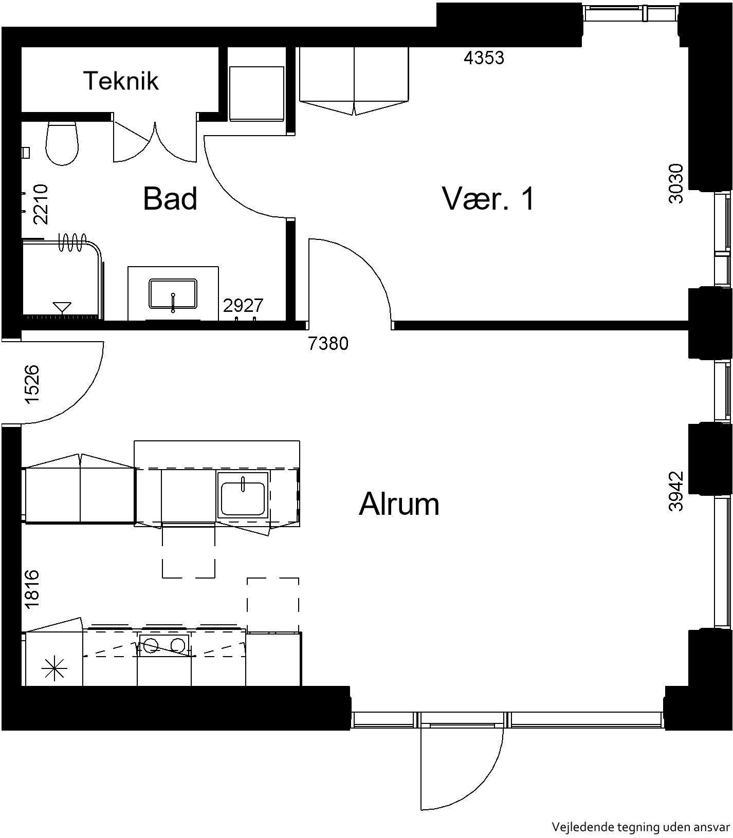 Visual presentation of the listing