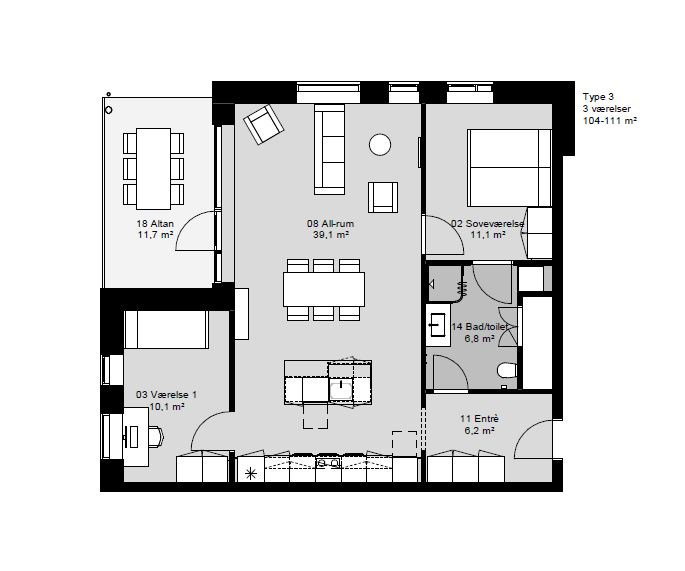 Visual presentation of the listing