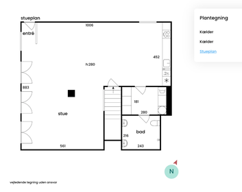 Visual presentation of the listing