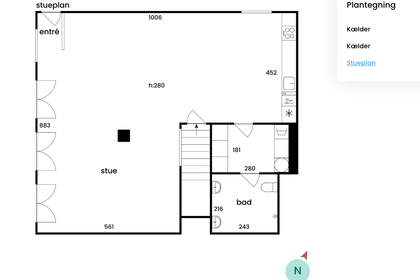 Visual presentation of the listing