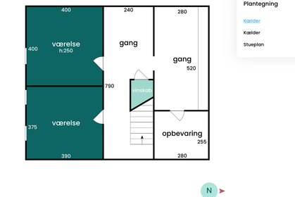 Visual presentation of the listing