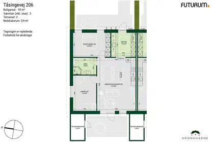 Visual presentation of the listing