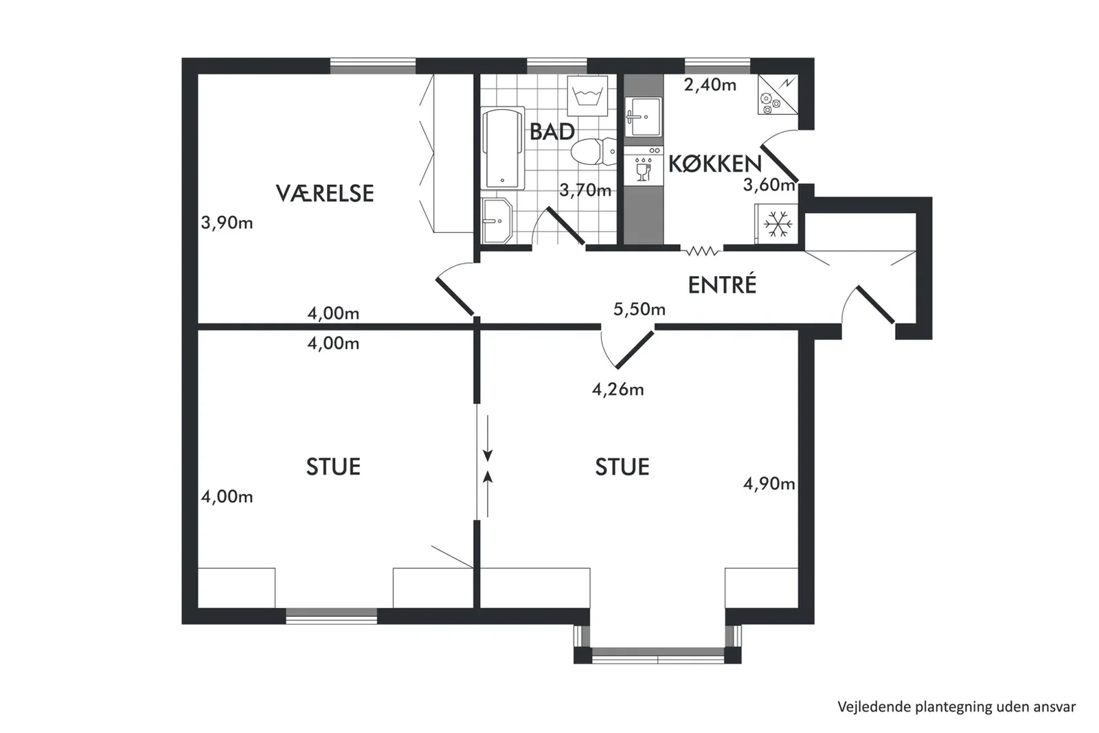 Visual presentation of the listing