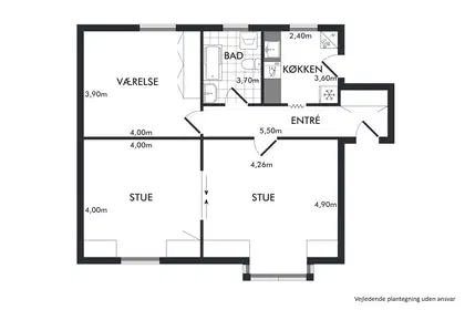 Visual presentation of the listing