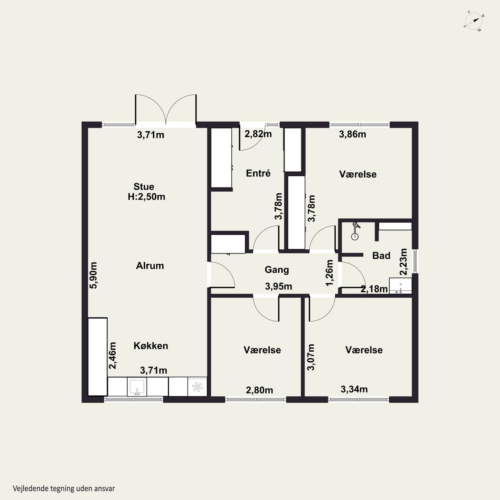 Visual presentation of the listing