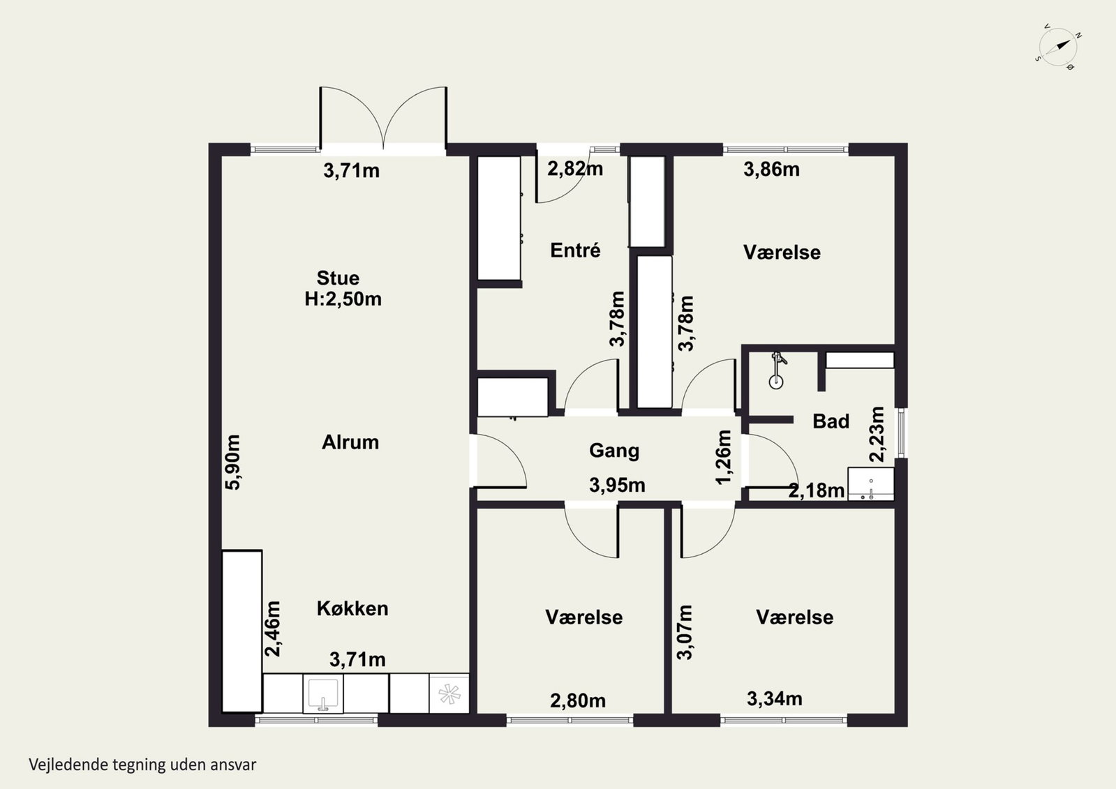 Visual presentation of the listing