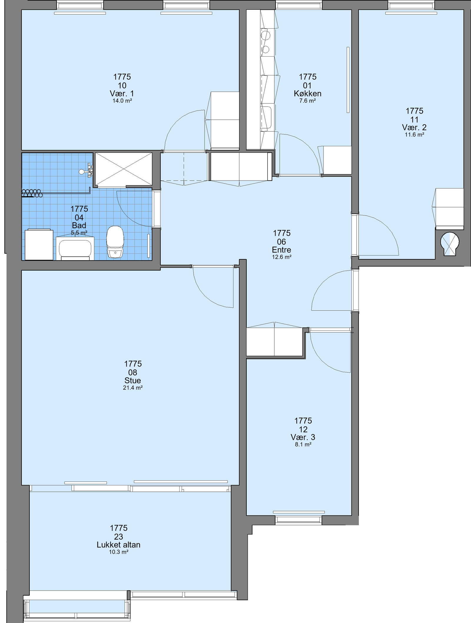 Visual presentation of the listing