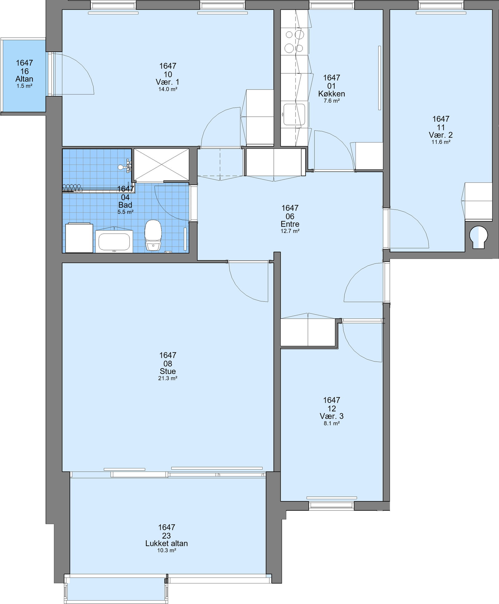 Visual presentation of the listing