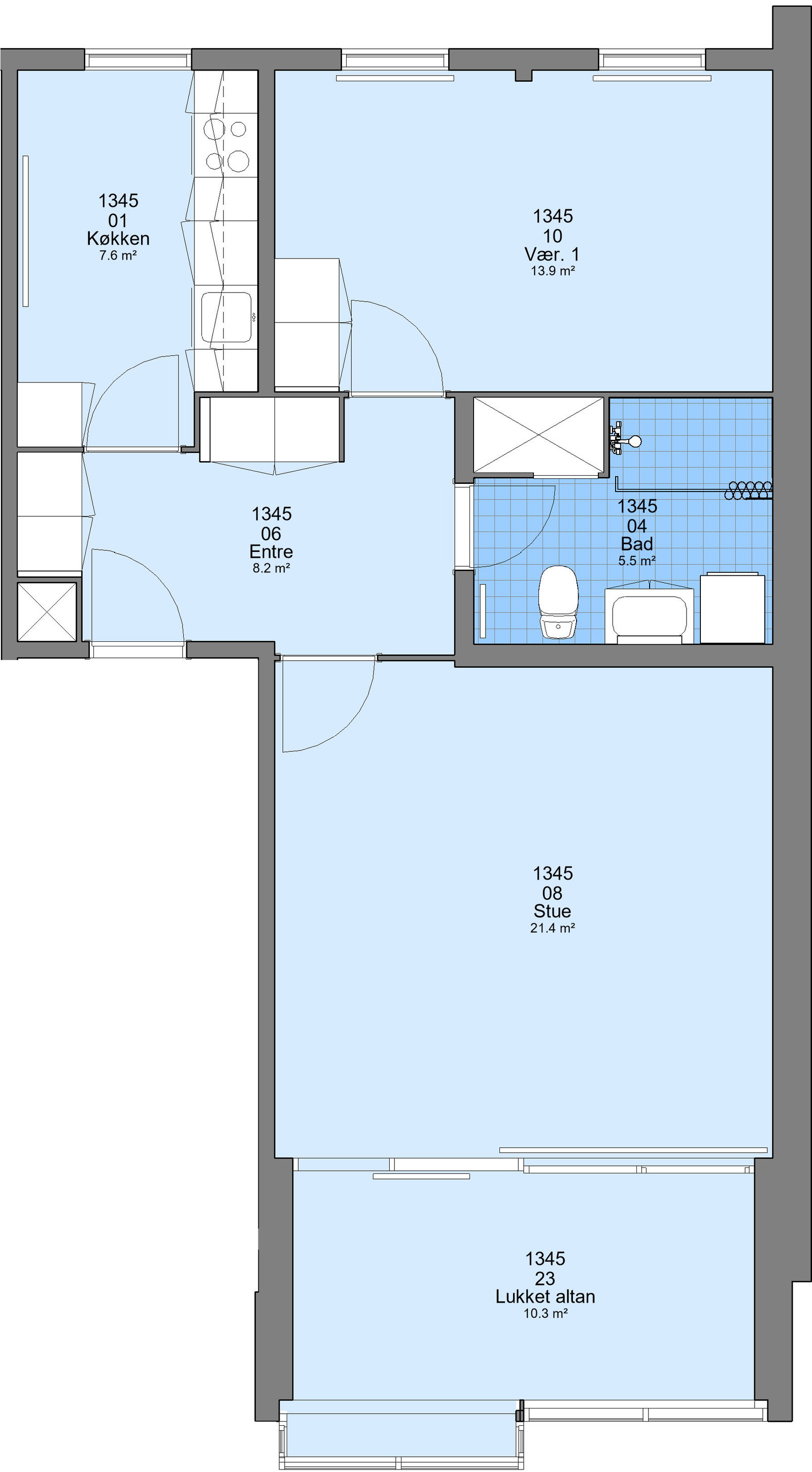 Visual presentation of the listing